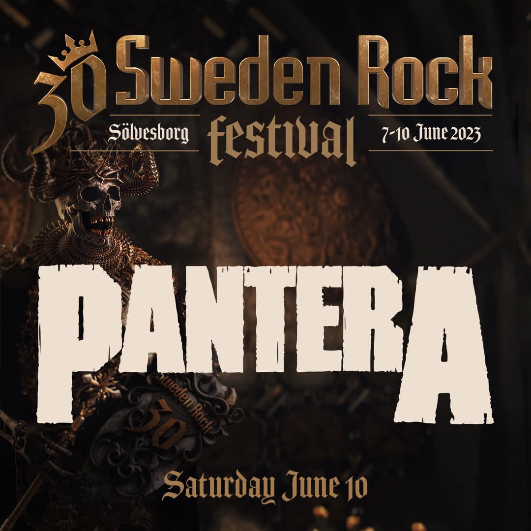 See You In June Sweden Sweden Rock Festival 2023 Pantera